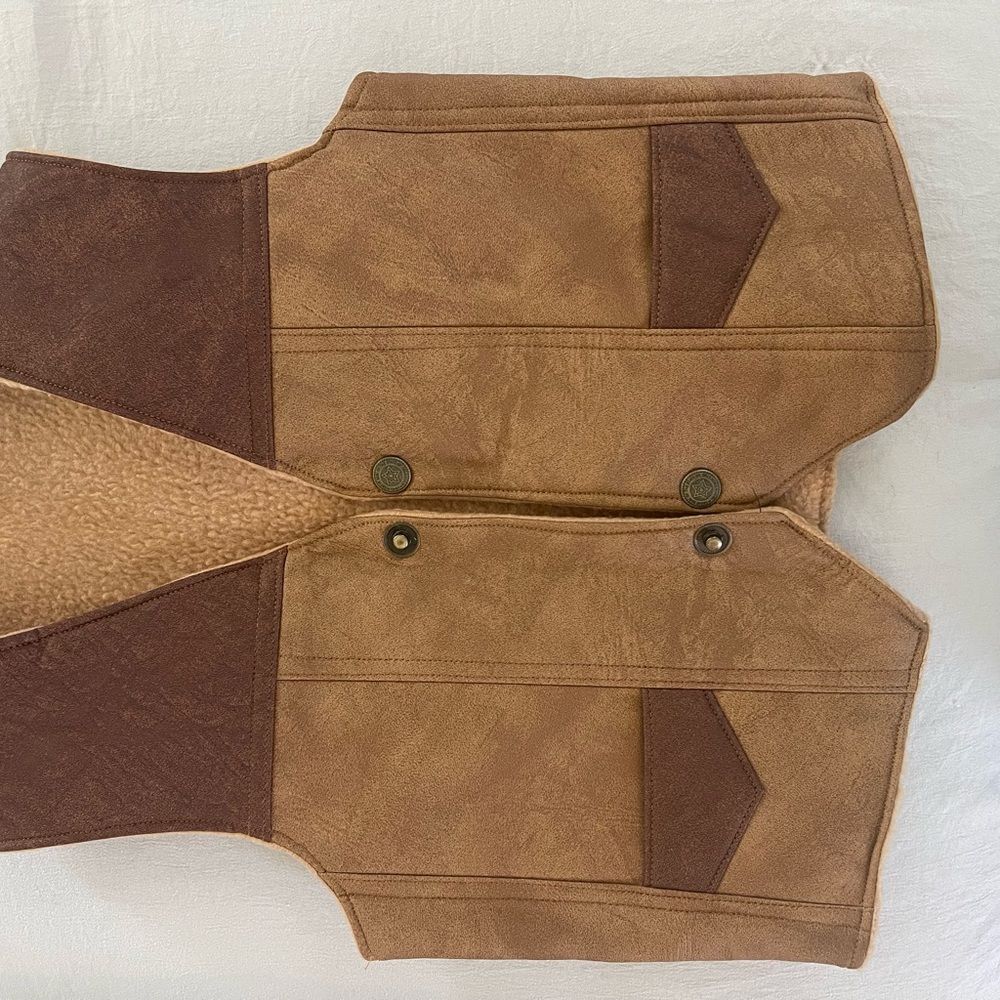 Brown and Tan Vest
